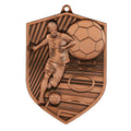 Medaille Fußball MD8060 / 8,5x5,7cm