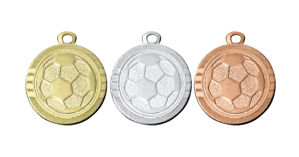 Mini Medaille Fußball ME.064G Ø 32 mm