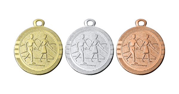 Mini Medaille Wandern ME.064M Ø 32 mm
