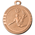 Mini Medaille Fußball ME.064D Ø 32 mm