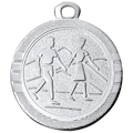 Mini Medaille Wandern ME.064M Ø 32 mm