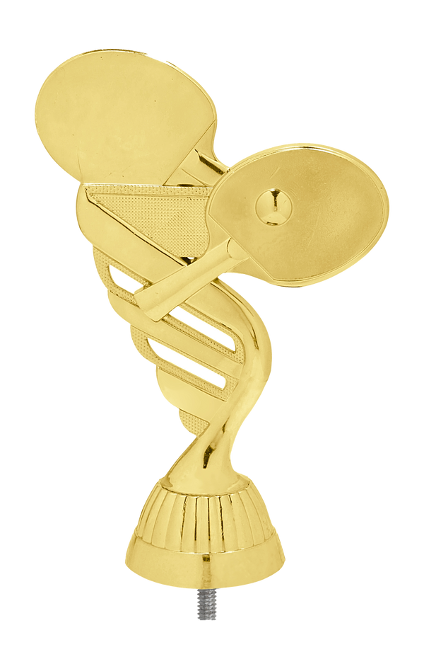 Pokalfigur Tischtennis P416 - Gold Schwarz / 19 cm