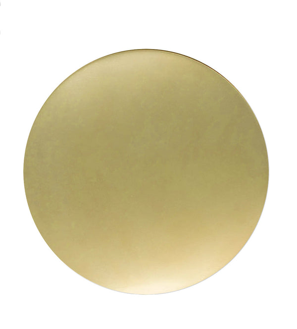 Medaillen Messing ohne Öse - 58 mm / Gold / Farbdruck