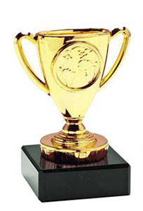 Mini Pokal SET.296 - 10 cm / Gold