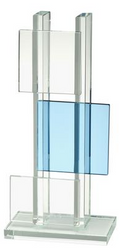 Glas Pokal W241 Schild & Emblem