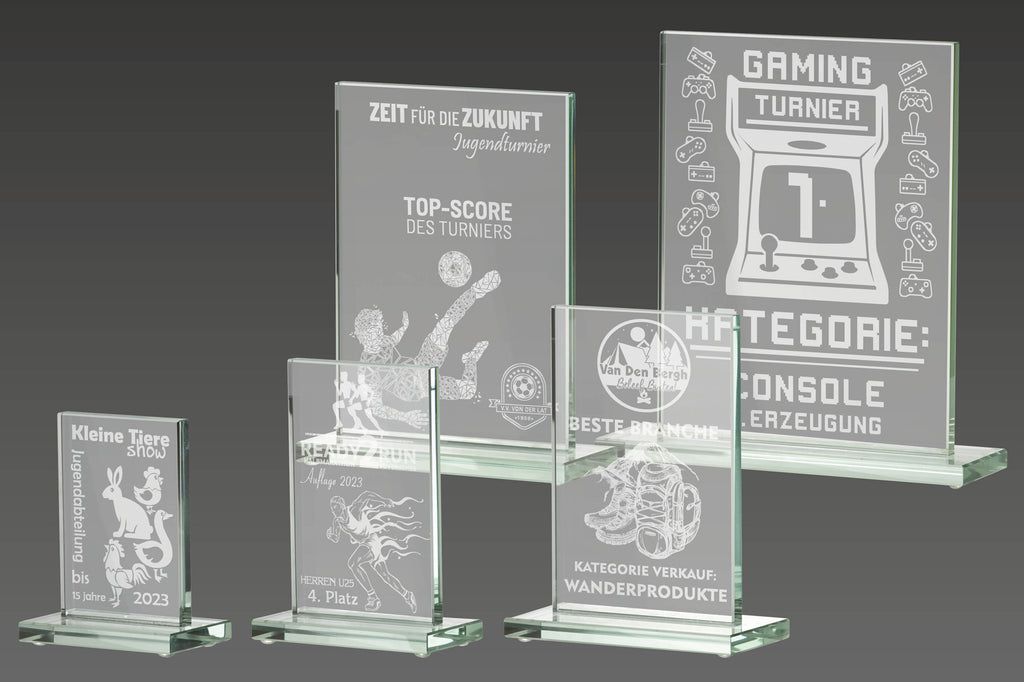 Budget Awards W509-W513 Lasergravur