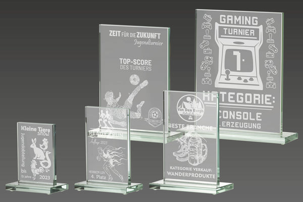 Budget Awards W509-W513 Lasergravur