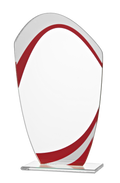 Glas Pokal Rot W55 - Lasergravur