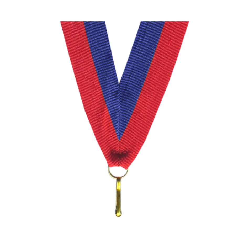 100er Pack Bänder - Breite 11 mm / Länge ca. 400 mm - Rot/Blau / 11x400mm