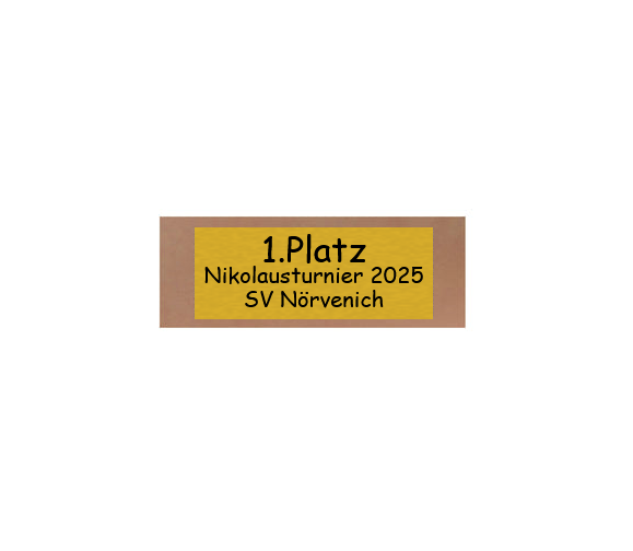 Glas Pokal Badminton FG014 - 15 cm / Transparent Schwarz