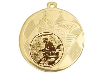 Karnevals Medaille D121 - 50 mm / Gold