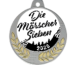 Medaille 007 Ø 70 mm - Auslaufmodell! - 70 mm / Gold