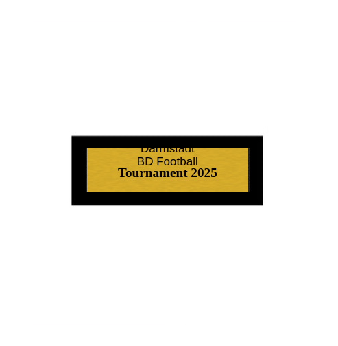 Fußball Holzpokal WT013 - Mehrfarbig / 135 mm