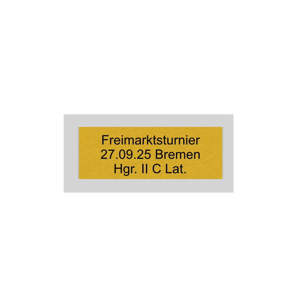 30 cm / Gold