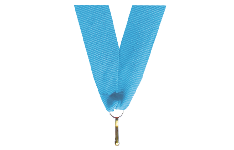 10er Pack Bänder Breite 22 mm / Länge ca. 400 mm - Türkis / 22x400mm