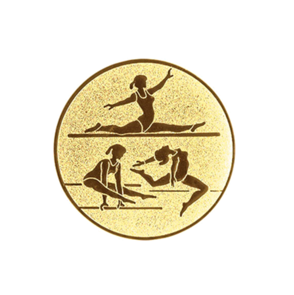 Glastrophäe 136-4 Schild & Emblem - 13 cm / Blau