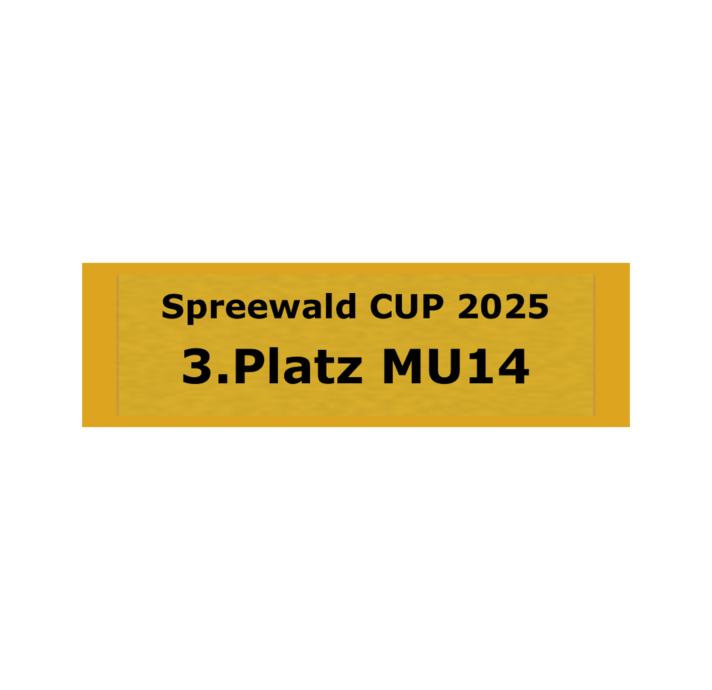 Gravurschild Gold selbstklebend - Gold / 50 x 15 mm