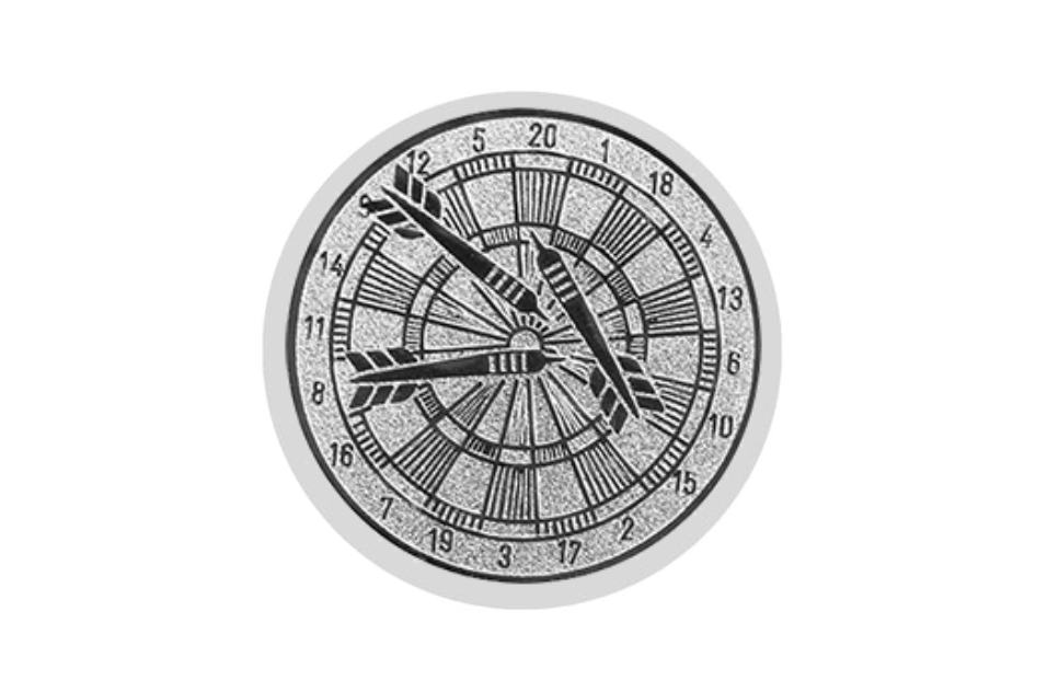 Diamant Trophäe Weiß - Glas / 19 cm