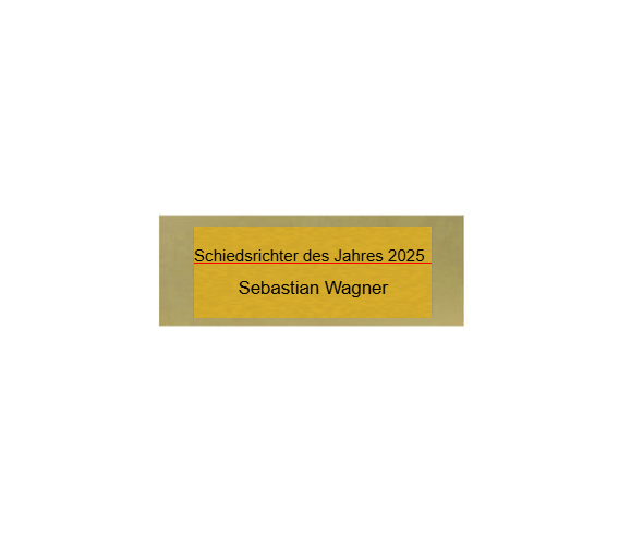 Glas Pokal Schiedsrichter FG075 - 19 cm / Transparent Schwarz