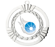 Medaille D62 - Ø 90mm - Silber / 90 mm