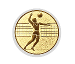 Glas Pokal 137-1 Schild & Emblem - Gold / 19 cm