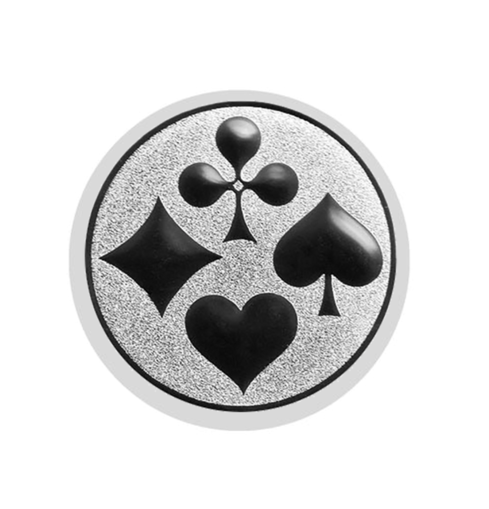 Glas Pokal 3526 Schild & Emblem - Transparent / 19 cm