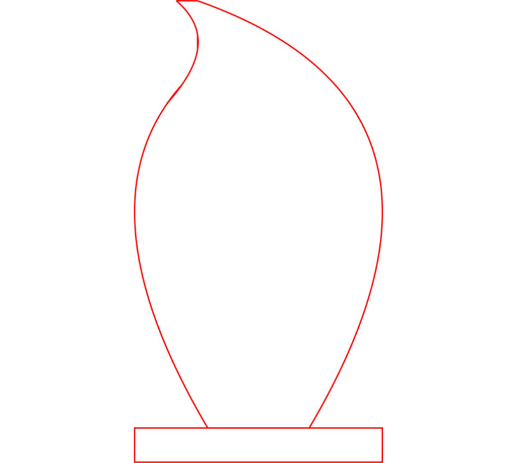 Glas Award 6552-L - Glas Transparent / 27 cm / Laser-Gravur