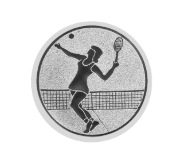 Glas Pokal 8805 blau Schild & Emblem - Silber Blau / 16 cm