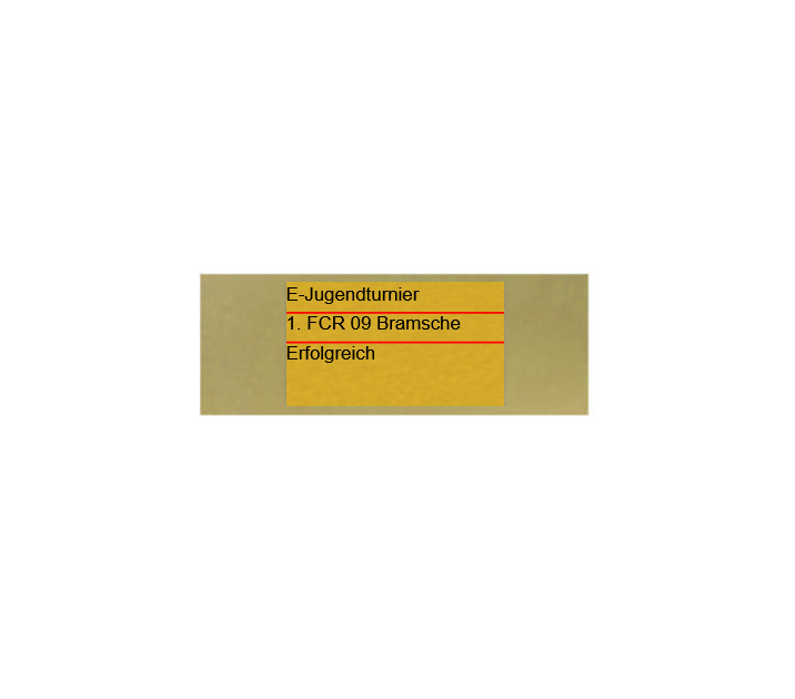 Fußball Pokal 24931 - Gold / 11 cm / SM