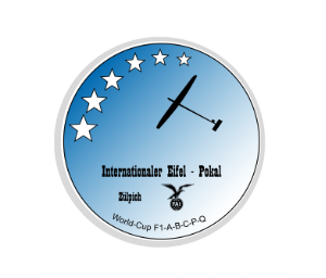 Glastrophäe 136-4 Schild & Emblem - 13 cm / Blau