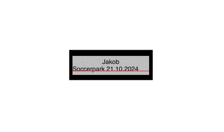 Fußballfigur Kicker P20 - Silber / Schwarz / 13 cm / SM