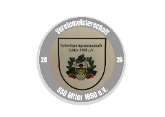 Glas Ständer W19x Schild & Emblem - 17.5 cm / Auswahl Weiß