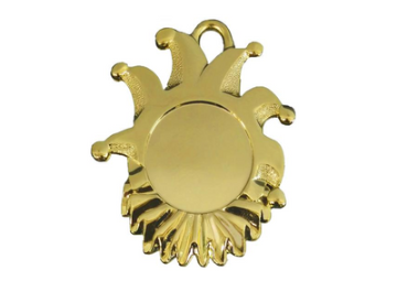 Karnevals Medaille ZM00165 - Gold / 60x50mm