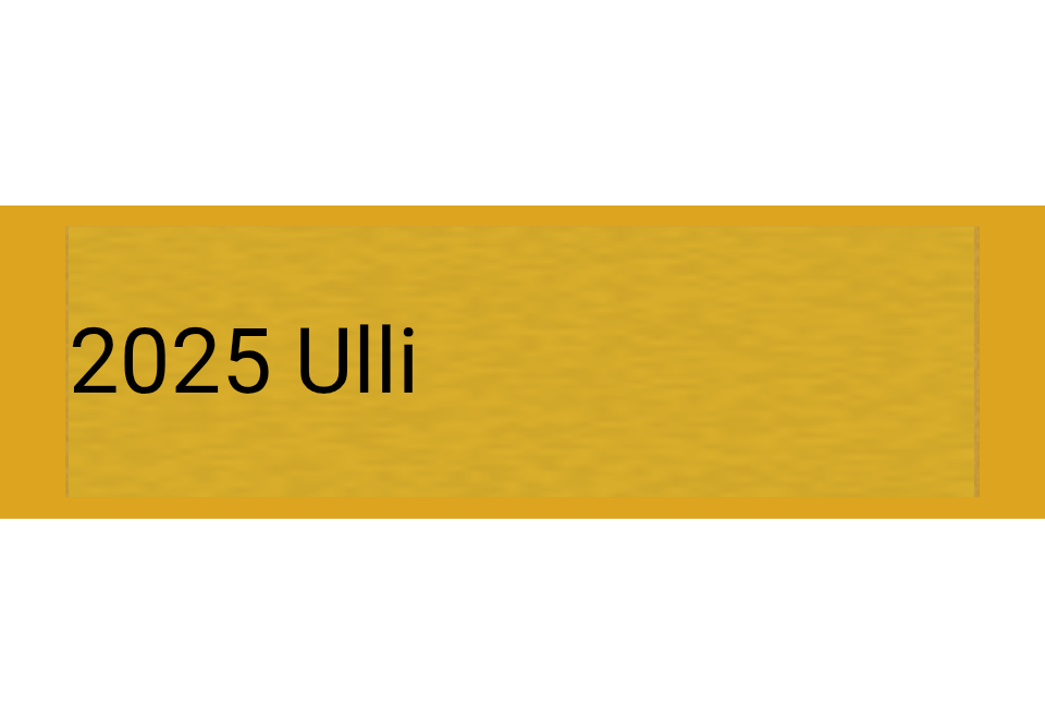 Gravurschild Gold selbstklebend - Gold / 50 x 15 mm