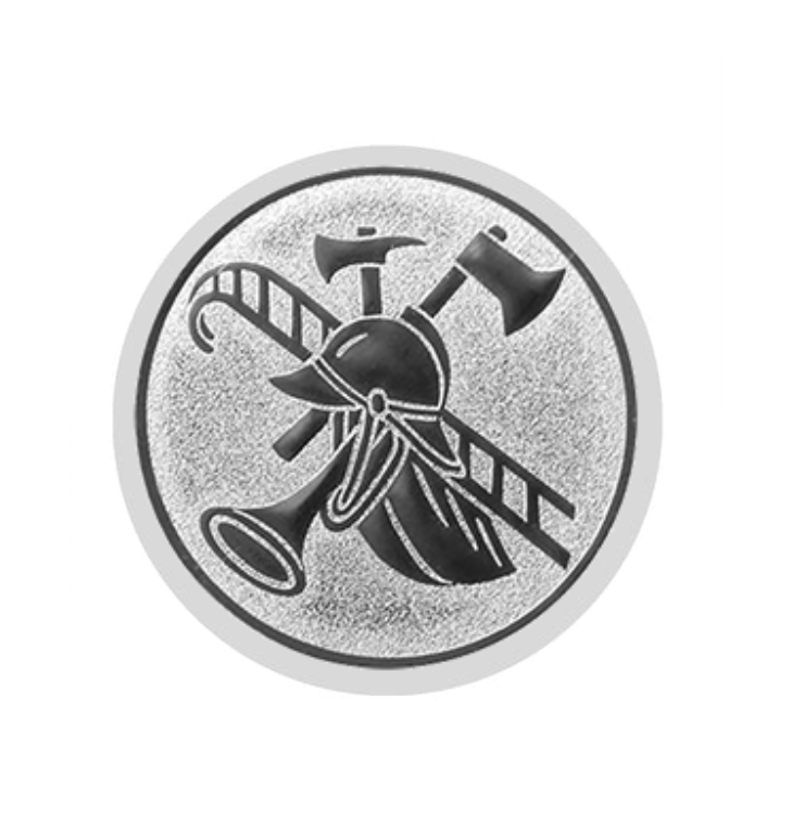 Glas Pokal W341 Schild & Emblem - Glas/Rot / 17 cm