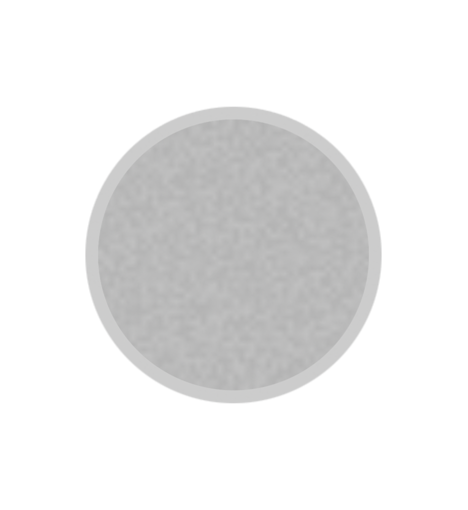 Aluminium-Emblem - 25 mm / Silber/Alu