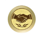 Ehrentafel 187-13 - Gold / 12 x 15 cm