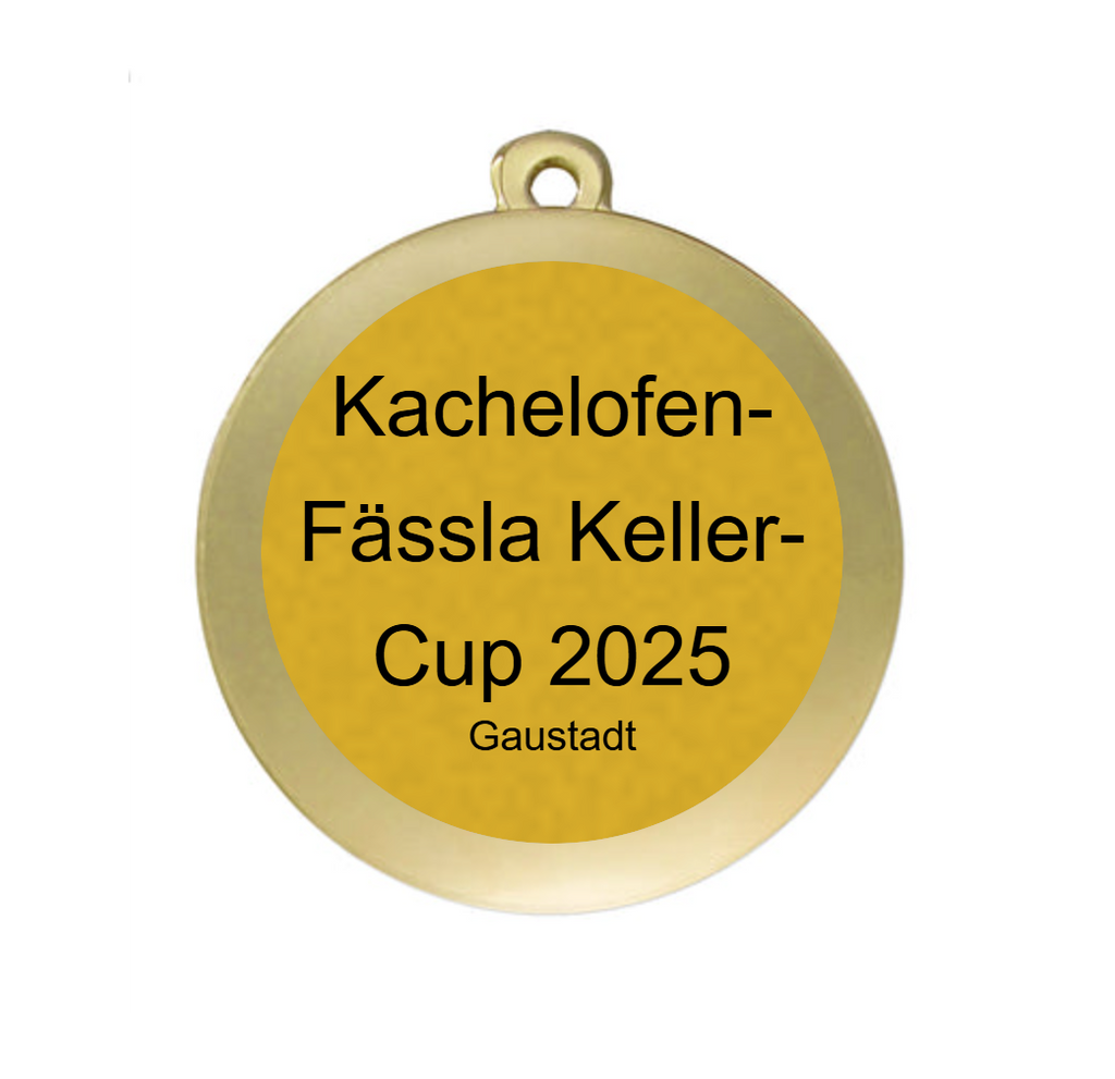 Frauen Fußball NZ18D  Ø 50 mm - Gold / 50 mm
