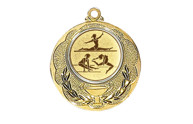 Medaille 028L Ø 40 mm - Gold / 50 mm