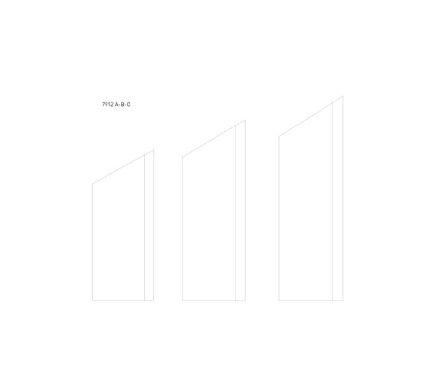 Crystal Ice Peak 7912 - Laser-Gravur / Gefrostet / Klar / 20 cm