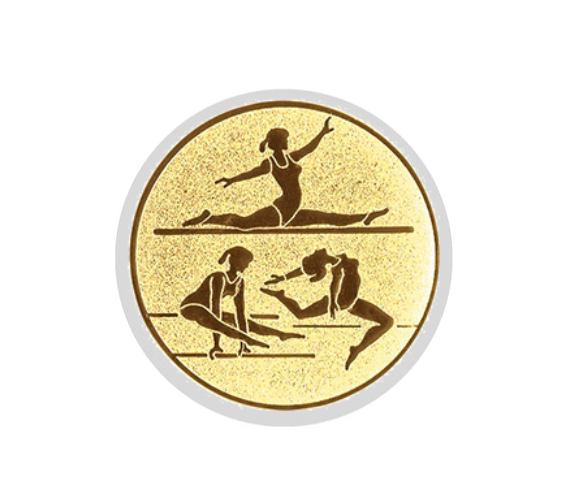 Glastrophäe 136-2 Schild & Emblem - Bunt / 13 cm