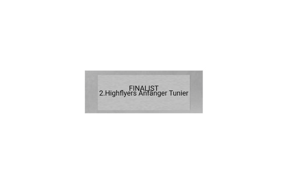 Glas Pokal Dart FG011 - 17 cm / Transparent Schwarz