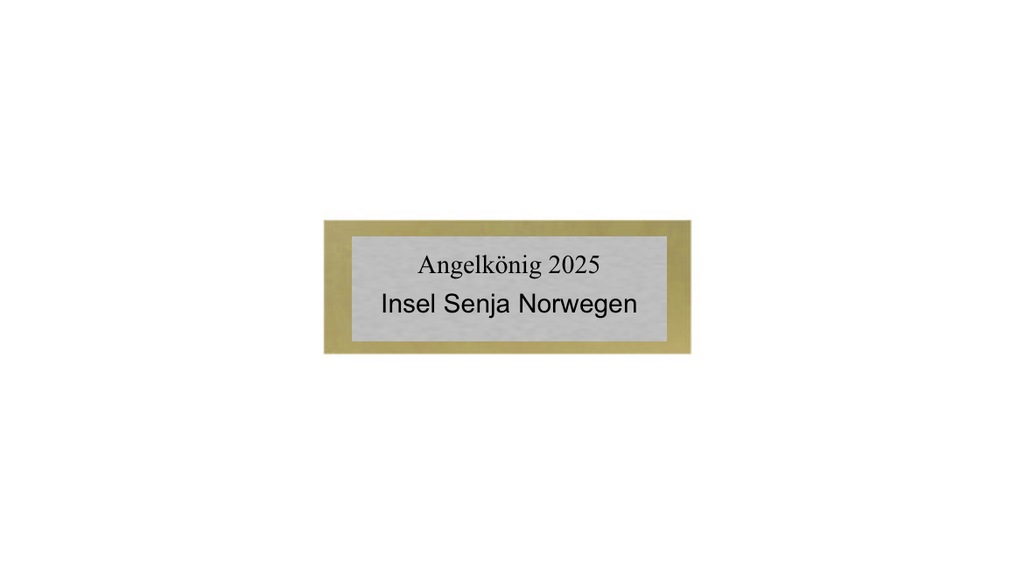 Holz Pokal Angeln FG010 - 23 cm / Schwarz Braun