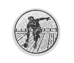 Glas Pokal 137-1 Schild & Emblem - Bronze / 19 cm