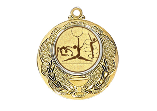 Medaille 028L Ø 40 mm - Gold / 50 mm