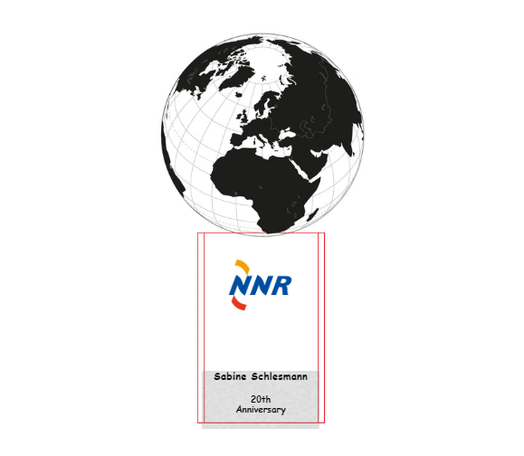 Globe Award 7975 - Klar / 15.5 cm / Laser-Gravur