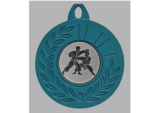 Farbmedaille Ø 50 mm - Türkis / 50 mm