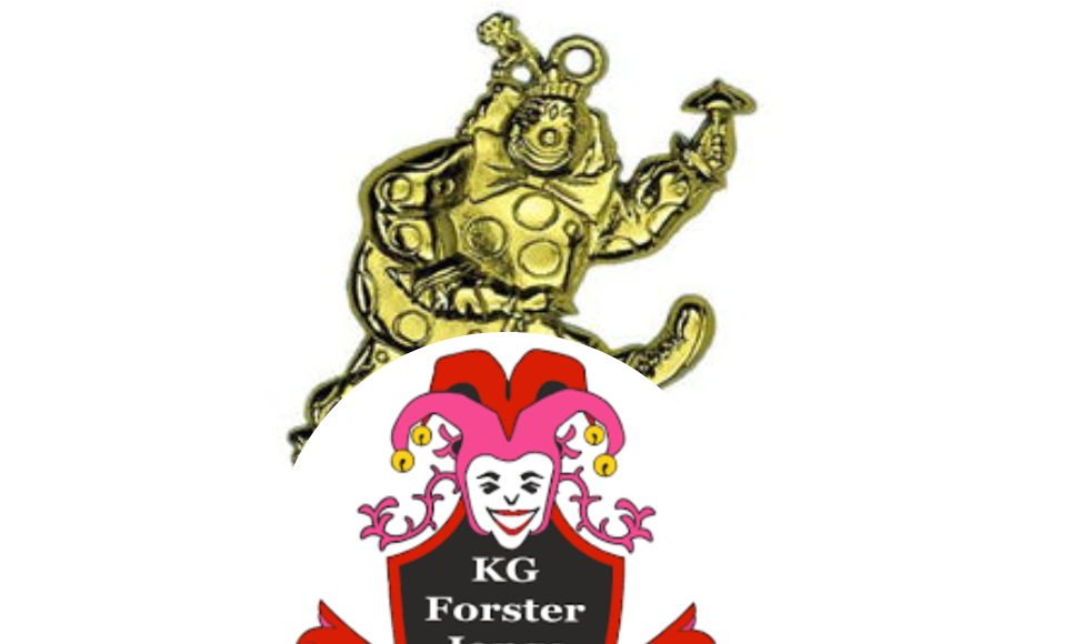 Karnevals Medaille 8996g - Gold / 10.8 cm