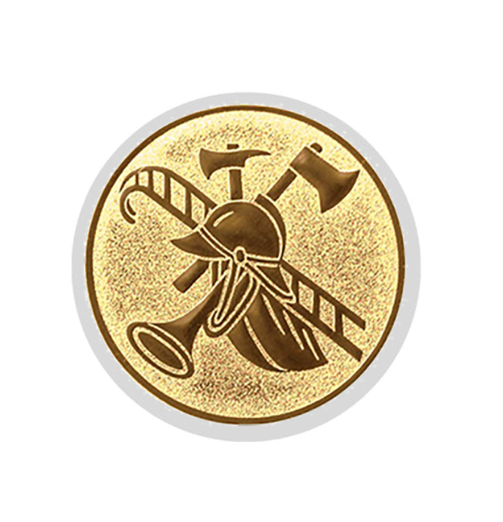 Glas Pokal W341 Schild & Emblem - Glas/Rot / 17 cm