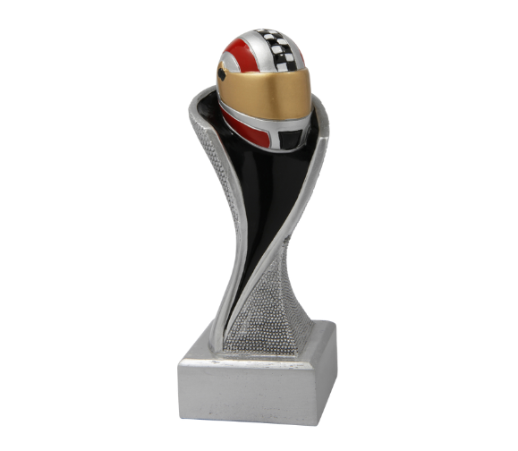 Helm Pokal FG4071 - Silber Mehrfarbig / 14.5 cm